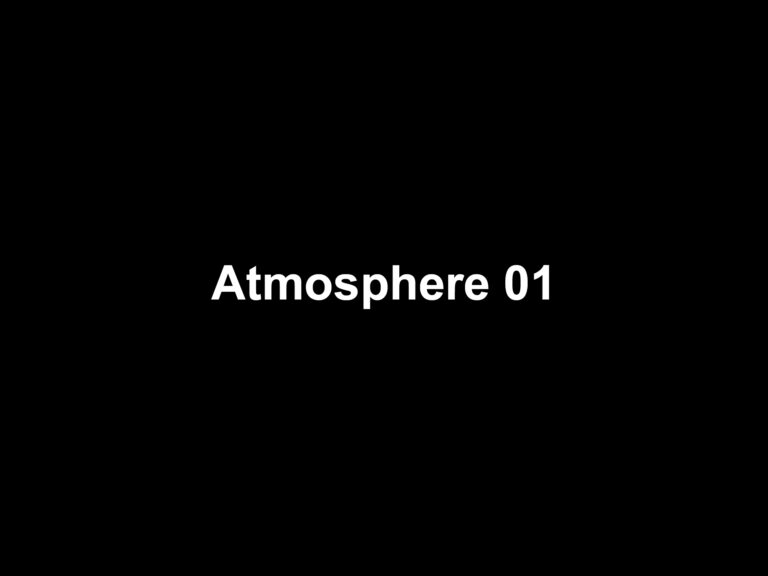 Atmosphere 01