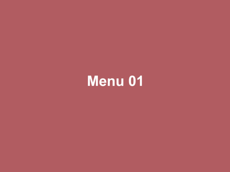 Menu 01