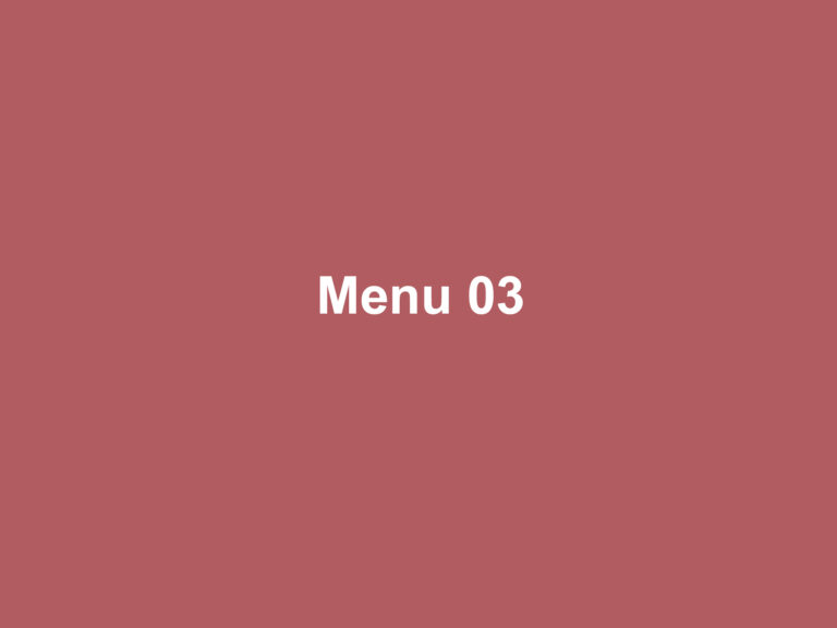 Menu 03